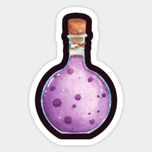 halloween poison jar Sticker